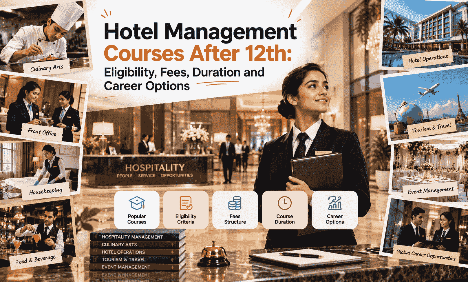 Hotel Management Courses After 12th: Eligibility, Fees, Duration and Career Options